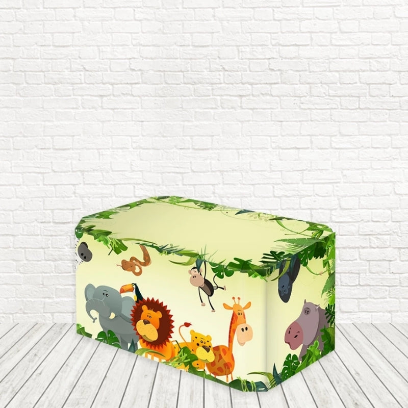 Capa Toalha de Mesa Decorativa Sublimada 3D Tecido Veste Fácil