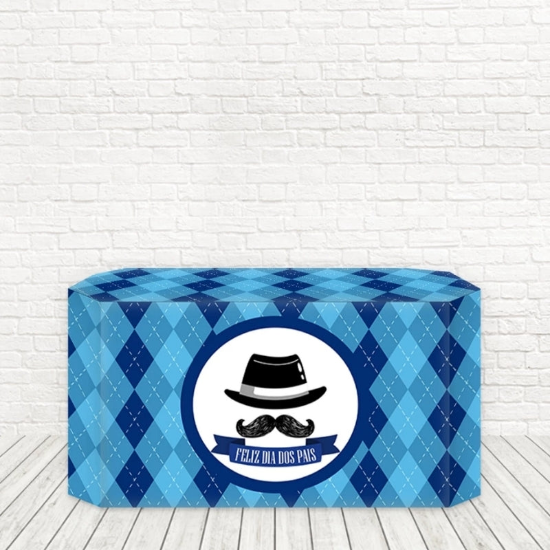 Capa Toalha de Mesa Decorativa Sublimada 3D Tecido Veste Fácil