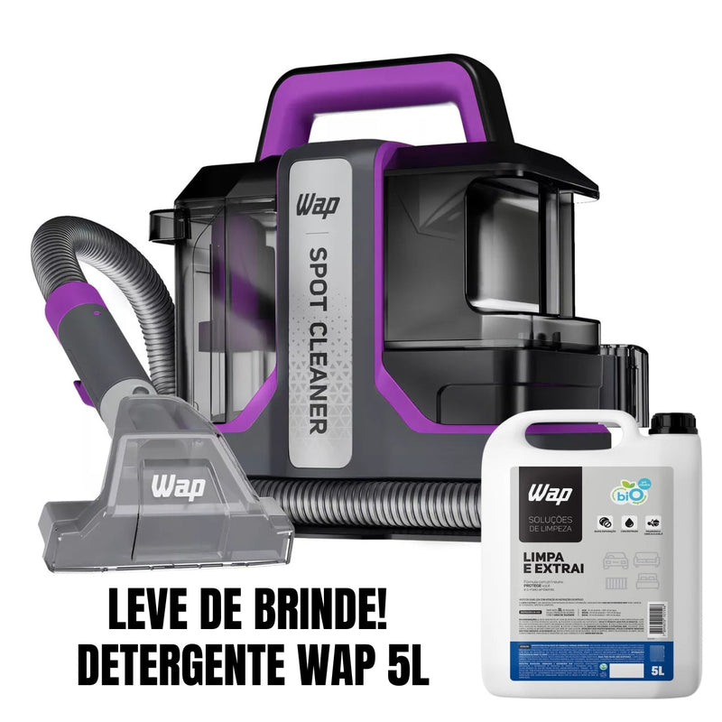 EXTRATORA WAP SPOT CLEANER 3 EM 1  - 1450W DE POTÊNCIA - BORRIFA, ESFREGA E EXTRAI + BRINDE EXCLUSIVO [DETERGENTE WAP]