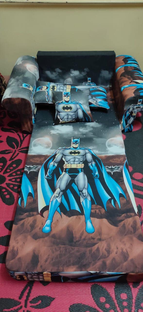 Sofá cama Dobrável 2 em 1 (Batman]