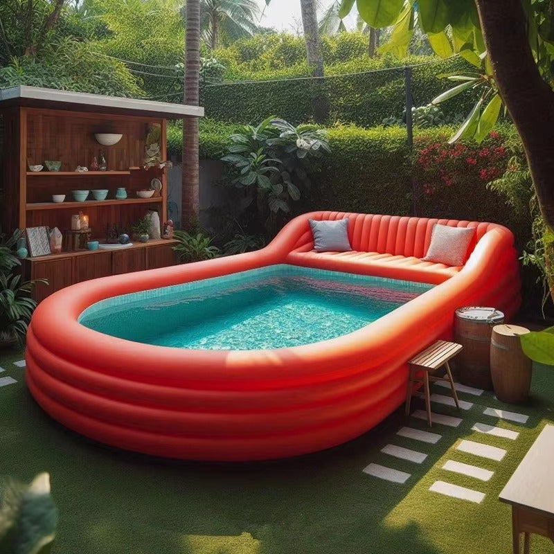 Piscina de sofá inflável: a melhor mistura de conforto e relaxamento