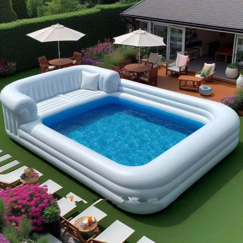 Piscina de sofá inflável: a melhor mistura de conforto e relaxamento