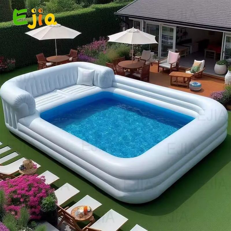 Piscina de sofá inflável: a melhor mistura de conforto e relaxamento