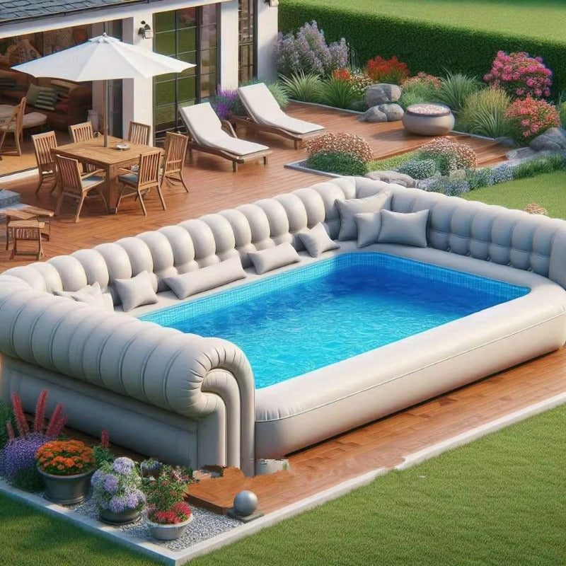 Piscina de sofá inflável: a melhor mistura de conforto e relaxamento