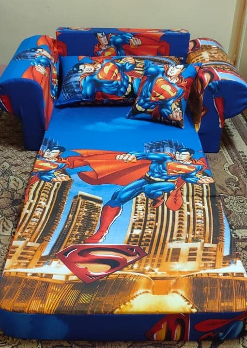 Sofá cama Dobrável 2 em 1 [Super Homem]