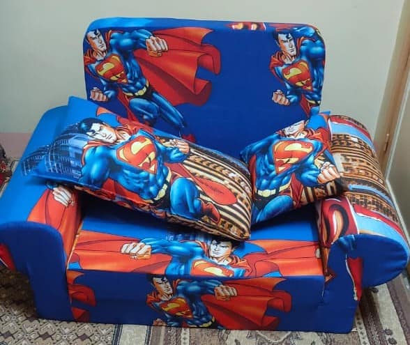 Sofá cama Dobrável 2 em 1 [Super Homem]